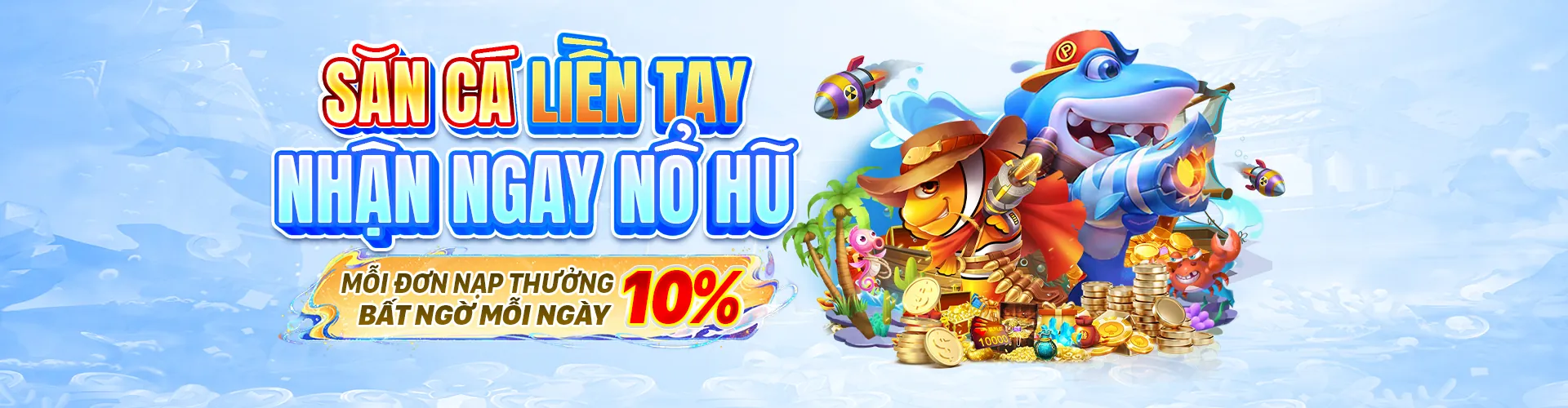 Banner khuyến mãi bắn cá 38win